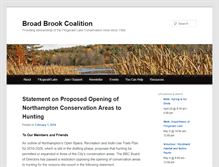 Tablet Screenshot of broadbrookcoalition.org